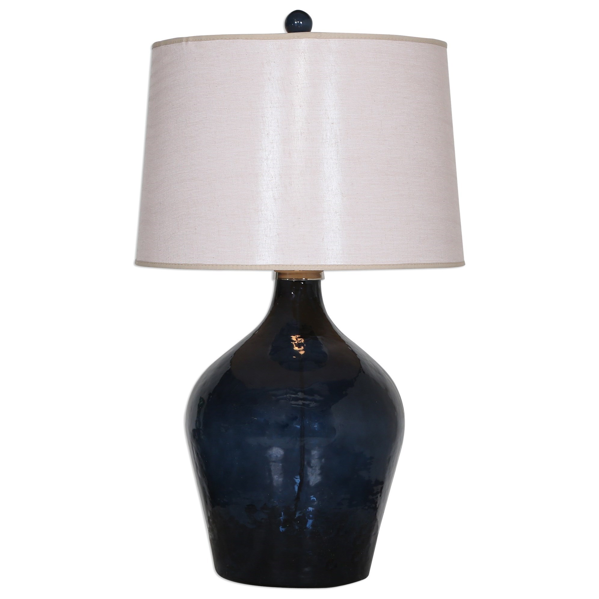 Uttermost Table Lamps Lamone Blue Glass Lamp Jacksonville Furniture